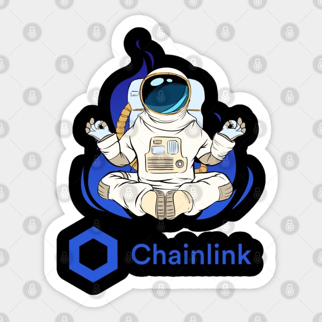 Chainlink coin Crypto coin Cryptocurrency Sticker by JayD World